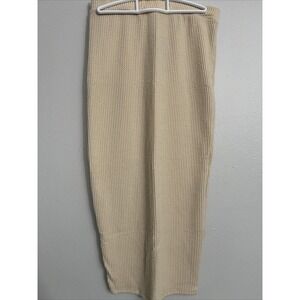 Saints  skirt Beige knit midi skirt size M